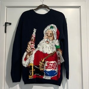 Pepsi santa sweater